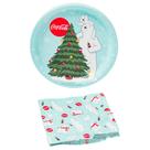 Conjunto de utensílios de festa Silver Buffalo Coca-Cola Polar Bears, pacote com 32