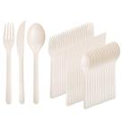 Conjunto de utensílios de mesa Supernal Wheat Straw 180 unidades com garfos e facas