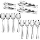 Conjunto de utensílios de serviço XEVOM em aço inoxidável 12 unidades prateado