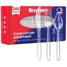 Conjunto de utensílios descartáveis JOLLY CHEF 360pcs resistente ao calor Conjunto de utensílios descartáveis JOLLY CHEF 360pcs resistente ao calor