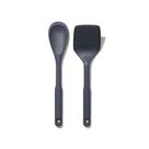 Conjunto de utensílios OXO Good Grips de silicone, 2 peças, cinza