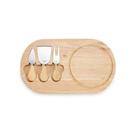 Conjunto de Utensílios P/ Queijo 4PÇS Madeira - Quanhe