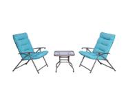 Conjunto de Varanda 3 Peças Aqua