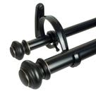 Conjunto de varetas telescópicas de cortinas duplas Decopolitan Urn 90-180cm