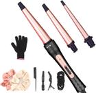 Conjunto de Varinhas de Ferro Ondulado JAETON 3 em 1 - Cerâmica 9-32mm com Luva