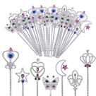Conjunto de varinhas Princess PPXMEEUDC Metal Magic Dress Up 42 unidades