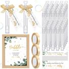Conjunto de varinhas Wedding Bubbles Gemscream 405 unidades com moldura e fitas