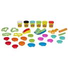 Conjunto de vasilhas Play-Doh Classic, brinquedo pré-escolar de 6 cores
