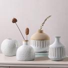 Conjunto de vasos LIZOFER Boho Minimalist Ceramic Antique White (4)