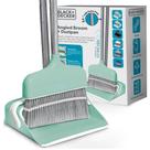 Conjunto de vassouras e pás de lixo BLACK+DECKER 91 cm com alça azul/cinza