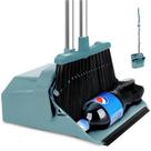 Conjunto de vassouras e pás de lixo Tiumso Upgrade Self-Cleaning Green