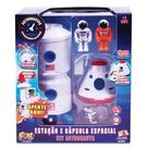 Conjunto De Veículo e Mini Figura Astronautas Estação