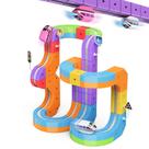 Conjunto de Veículos Brinquedo Auyoolin com Trilhos Flexíveis Elétricos 3D