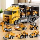 Conjunto de Veículos de Construção com Tapete - Brinquedo para Meninos de 3 a 8 Anos