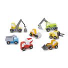 Conjunto de Veículos de Madeira Melissa & Doug - 8 Peças