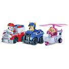 Conjunto de veículos Paw Patrol Racers Rescue Marshall, Spy Chase, Skye