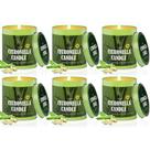 Conjunto de velas perfumadas C CACALOM Cera de soja natural (6x250ml) Conjunto de velas perfumadas C CACALOM Cera de soja natural (6x250ml)