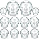 Conjunto de ventosas de vidro Nuanchu de 12 peças para massagem miofascial