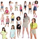 Conjunto de Verão Feminino 8 Peças 4 Conjuntos Blusas e Shorts Conjunto de Verão Feminino 8 Peças 4 Conjuntos Blusas e Shorts