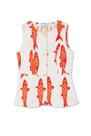 Conjunto De Verão Feminino Com Estampa De Desenho Animado, Top Regata E Calças De Perna Larga, 2