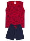 Conjunto de Verão Infantil Masculino Regata e Shorts Games - KK Kids