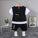 Conjunto De Verão Para Bebês Meninos E Meninas 2 Peças Camiseta Casual E Shorts Roupa Esportiva Para