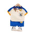 Conjunto De Verão Para Crianças 2 Peças Camisetas Polo De Manga Curta Com Estampa Do Mickey E