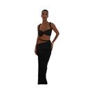 Conjunto De Verão Para Mulheres, 2 Peças, Top Com Gola Quadrada E Saia Longa Justa, Conjunto Fashion
