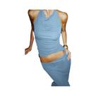 Conjunto De Vestido Sexy De Verão Para Meninas, Estilo Halter, Sem Costas, Comprimento Até O