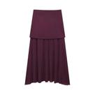 Conjunto De Vestido Vintage Chic Para Mulheres, Top Sem Mangas Com Decote Em V E Saia Longa Reta,