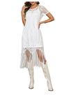 Conjunto de vestidos femininos WDIRARA para concerto ocidental de 2 peças