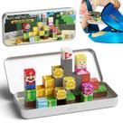 Conjunto de viagem de blocos magnéticos MEIQ 35PCS com lata de armazenamento 3-8Y