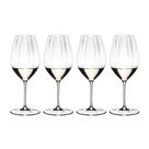 Conjunto de vidro cristalino RIEDEL Performance Riesling feito à máquina com tigela óptica leve e lavável na máquina de lavar louça para vinhos brancos Fruit-Forward (pacote com 4)