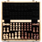 Conjunto de xadrez A&A 15, tabuleiro dobrável magnético de madeira de 3 cm King
