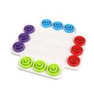 Conjunto de xadrez Circle Chessboard Educational Chessboard para pais