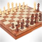 Conjunto de xadrez FanVince Wooden Board Game com sacos de armazenamento e rainhas
