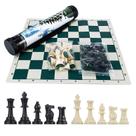 Conjunto de xadrez GETORIUM Tournament com peças de plástico Staunton
