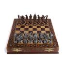 Conjunto de xadrez GiftHome Medieval British Army Antique Copper