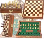 Conjunto de Xadrez Magnético ChessBazar - Portátil e de Viagem (7x7cm)