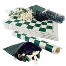 Conjunto de xadrez por atacado Chess Basic Club, pacote com 5 tabuleiros e bolsas