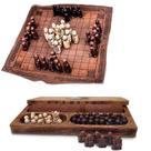 Conjunto de xadrez QNQA Medieval Viking Hnefatafl para adultos/crianças