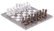 Conjunto de xadrez Radicaln Marble Grey Oceanic para adultos 30cm