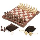 Conjunto de xadrez UShunter Magnetic Dobrável 28x24,5 cm com armazenamento
