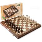 Conjunto de xadrez Wegiel Junior European International 40cm de madeira