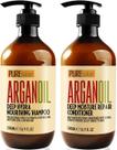 Conjunto de xampu e condicionador Pure Nature Lux Spa Argan Oil Conjunto de xampu e condicionador Pure Nature Lux Spa Argan Oil