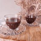 Conjunto de Xicara c/Pires 6 Pcs 110ml Brasiliano Coffee