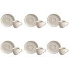 Conjunto De Xícara De Cafezinho Com Pires 06 Peças Bio Latte Porto Brasil Conjunto De Xícara De Cafezinho Com Pires 06 Peças Bio Latte Porto Brasil