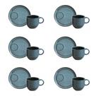 Conjunto De Xícara De Chá Empilhável Com Pires 06 Peças Linhas Night Sky Porto Brasil Conjunto De Xícara De Chá Empilhável Com Pires 06 Peças Linhas Night Sky Porto Brasil