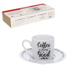 Conjunto de xícaras café 12 pcs 80ml
