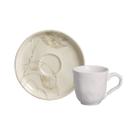 Conjunto de Xícaras Com Pires 06 Peças 120ml - Bio Stoneware Luau - Porto Brasil Conjunto de Xícaras Com Pires 06 Peças 120ml - Bio Stoneware Luau - Porto Brasil